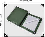 Ecotrek Waterproof Camping Tarp Ground Sheet - UV Protection Reinforced Eyelet Cover ZX7012 by ECOTREK