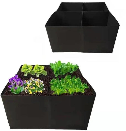 60x60x30CM Vegetable Planting Bag Fabric Raised Bed Garden Plant Flower Grow Bag by salelink.co.nz