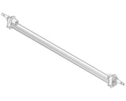 Drop Beam Axle - Disc Braked - 2000kg - Galvanised component showing detailed design and features.