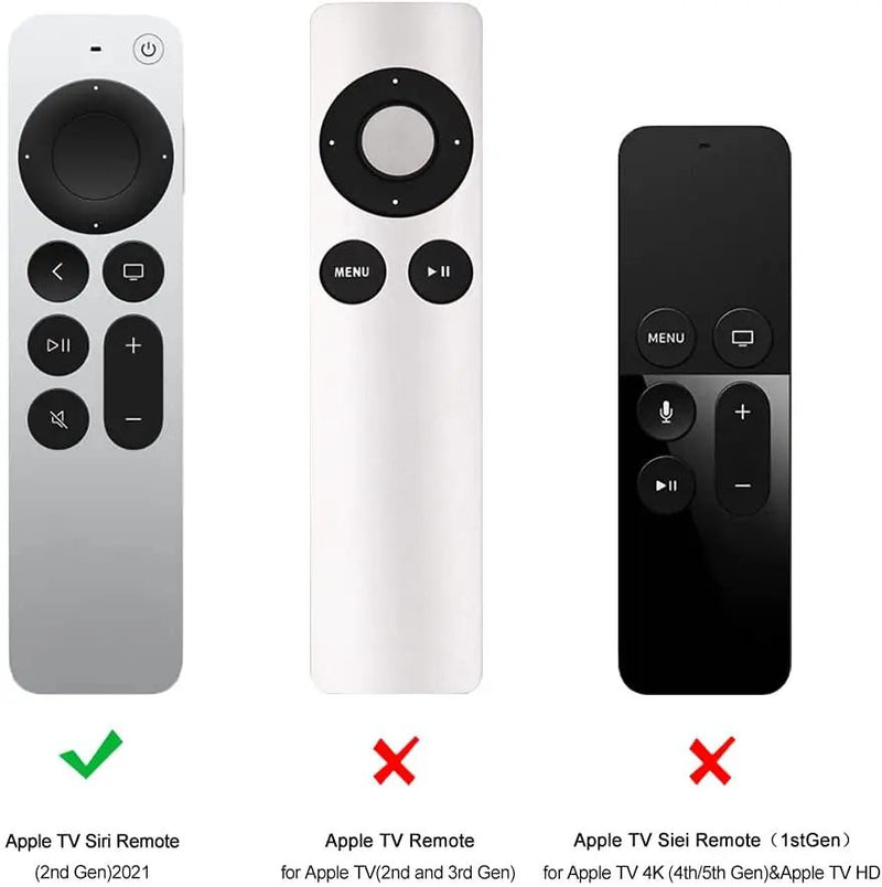 Silicone Sleeve Protective Case Cover For Apple TV 4K 2021 6th Remote Control by salelink.co.nz