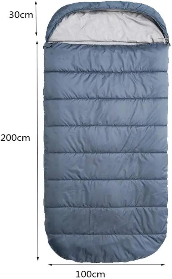 Large Rectangular Sleeping Bag – 230 x 100 cm, Ideal for Camping, Hiking, Picnic & Outdoor Use LCF61636 by ECOTREK