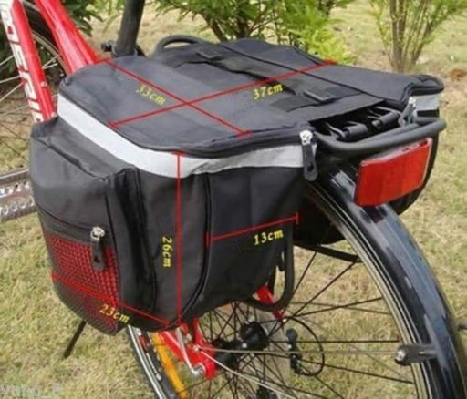 Ecotrek 25L Waterproof Bike Pannier Bag – Rear Rack Cycling Saddle Bag JS16002 by ECOTREK