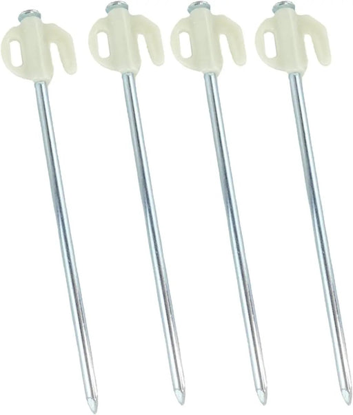 Ecotrek Glow Tent Pegs – Steel Camping Ground Stakes for Tent, Tarp & Canopy JP34715 by ECOTREK