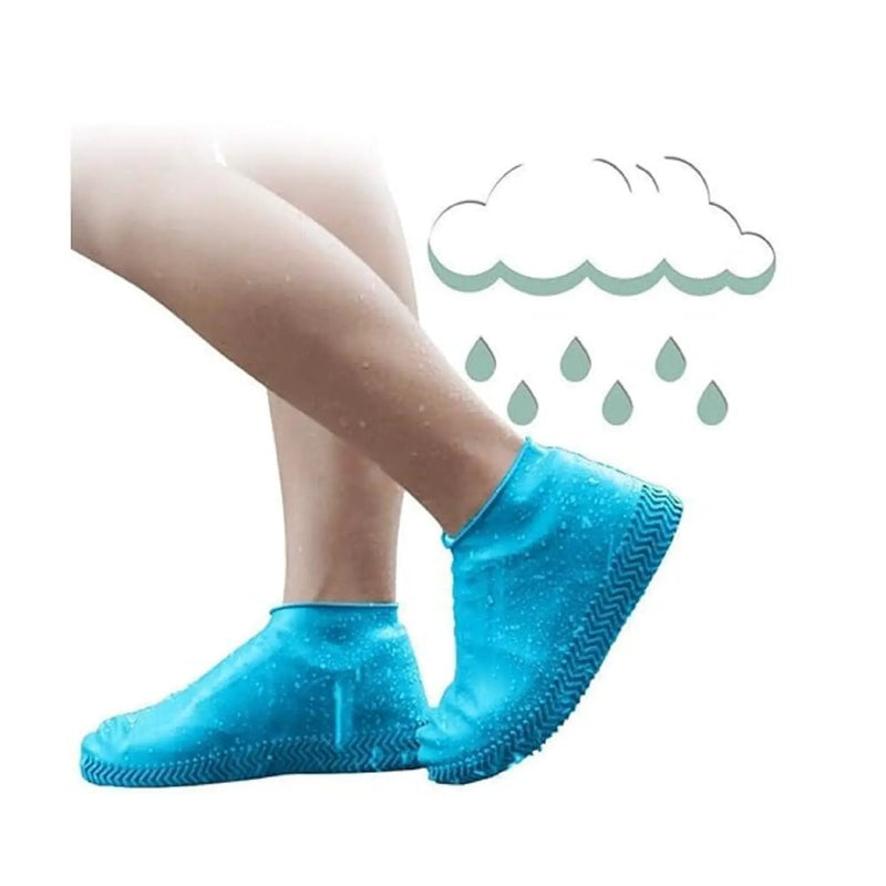 Waterproof Silicone Shoe Covers – Reusable Anti-Slip Rain Boot Protectors (1 Pair) YR6015 by ECOTREK