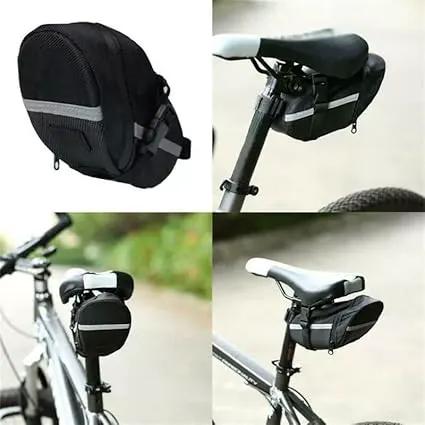 Ecotrek Bicycle Saddle Bag – Lightweight Velcro Seat Bag for MTB, Road Bike & E-Bike JS15505 by ECOTREK