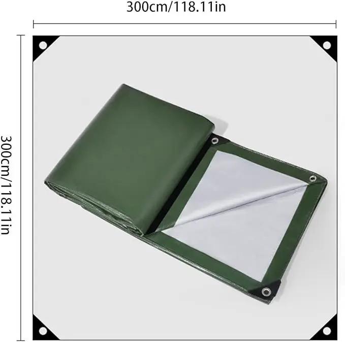 Ecotrek Waterproof Camping Tarp Ground Sheet - UV Protection Reinforced Eyelet Cover ZX7012 by ECOTREK