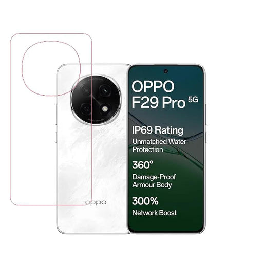 9eight5 Mobile Phone Accessories Back Hydrogel Protector for Oppo F29 Pro (Pack of 2) Back Hydrogel Protector for Oppo F29 Pro (Pack of 2)
