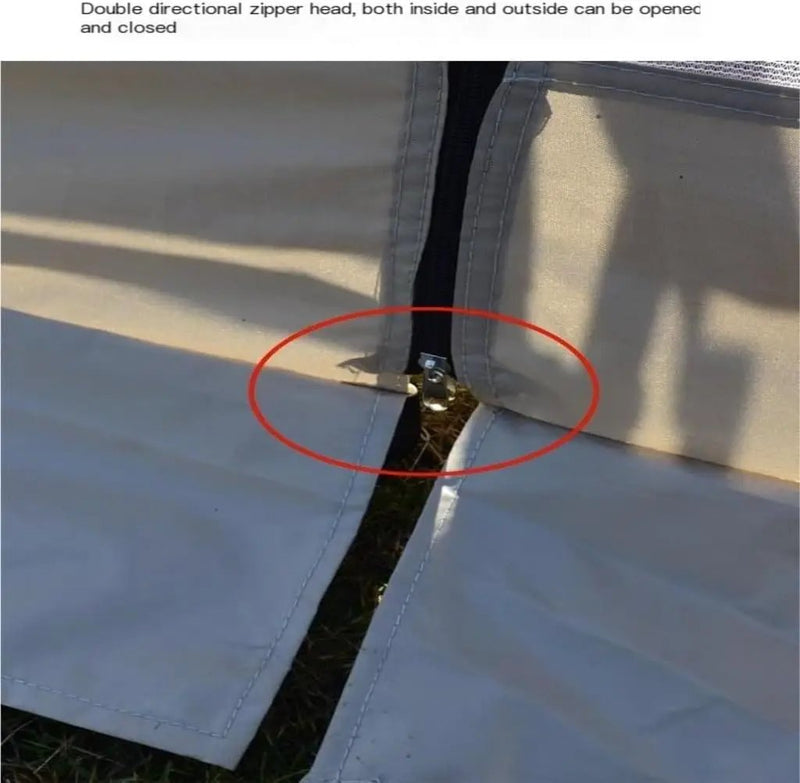 Anti-Mosquito Awning Canopy – Mesh Screen Portable Beach & Camping Tent LCF20710 by ECOTREK