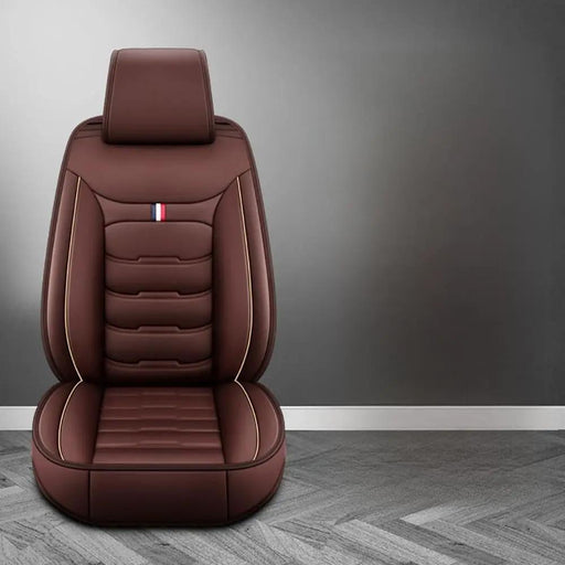 Car Seat Cover Faux Leather Cushion 5 Seater Full Set Front Rear Premium Quality by dealonline.co.nz