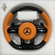 Mercedes-Benz Steering Wheel (Carbon Fiber+Smooth Leather) #51 by CARBONISE