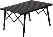 Aluminium Height Adjustable Egg Roll Camping Table – Portable Outdoor Table 89cm TYGM1521 by ECOTREK