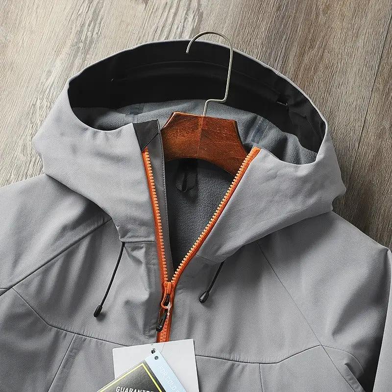 Men's Windproof Softshell Jacket — Waterproof Hooded Outdoor Layer | Hiking & Adventure by Mead's Supply & Equipment Outfitters limited