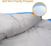 4-Season Adults Envelope Camping Sleeping Bag – Compact & Lightweight DYLF61327 by ECOTREK