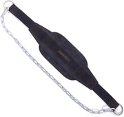 Weighted Chin Up Belt with Chain Dip Belt Powerlifting Strength Training Waist Back Support by salelink.co.nz
