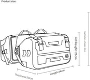Ecotrek Motorcycle Saddlebags – Double Side Saddle Bag, 60L Waterproof Pannier BQF1308 by ECOTREK
