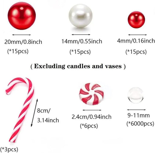 Christmas Decorations Vase Filler Beads by salelink.co.nz
