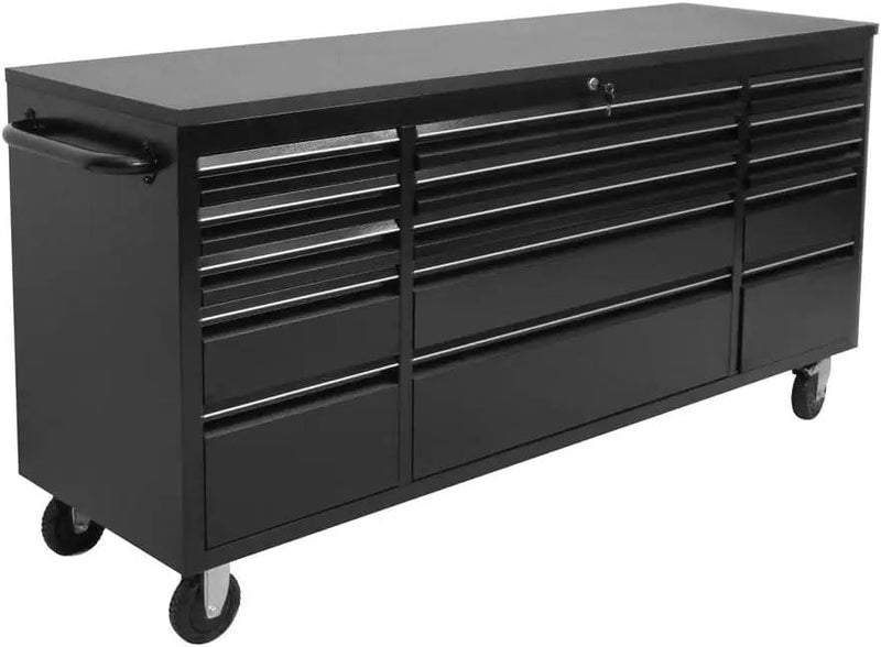 72 Inch 15 Drawers black Tool Chest workbench by Kiwi Grab