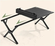 Ecotrek Outdoor Folding Picnic Table - Explorer Egg Roll Camping Table 90x60x42cm LFRD5046 by ECOTREK