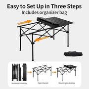 The Perfect Travel Camping Table – 95cm Foldable Outdoor Table LFRD5041 by ECOTREK