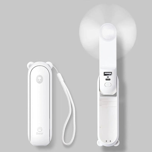Mini Fan with Power Bank, Flashlight by salelink.co.nz