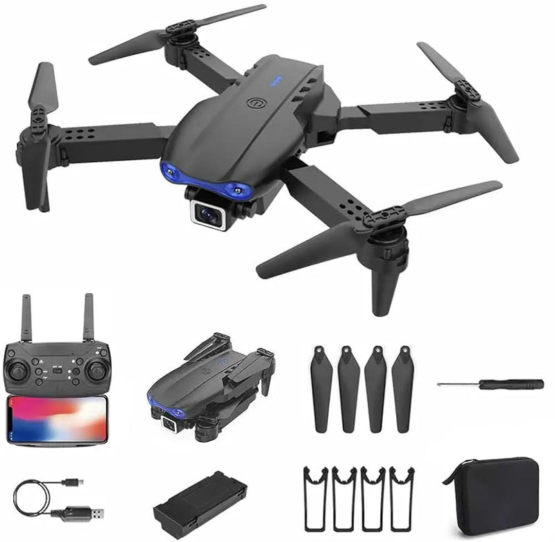 E99 Pro Drone Dual Camera WiFi FPV Foldable RC Quadcopter Altitude Hold by dealonline.co.nz