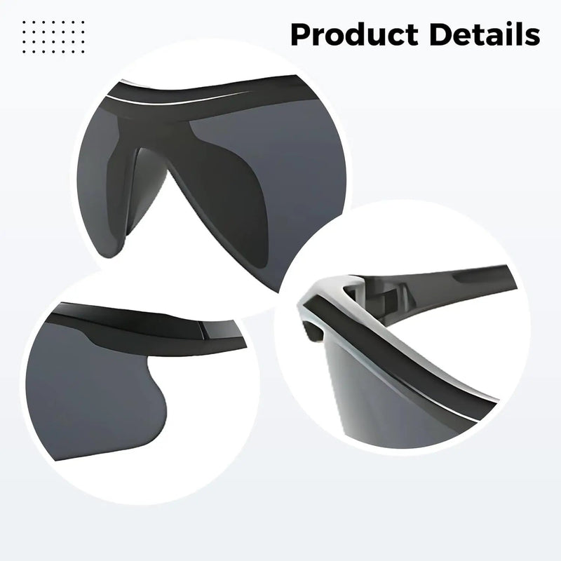 Ecotrek Shooting Glasses – Anti-Impact & UV Protection, Polycarbonate Frame, Unisex HD09-21 by ECOTREK