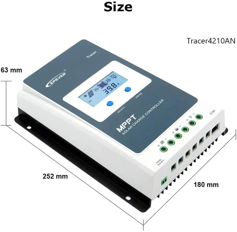Tracer 4210AN 40A MPPT Controller Solar Charge Controller 12V / 24V by salelink.co.nz