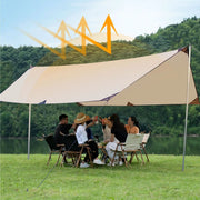 SportZone.co.nz Outdoor Recreation > Camping > Tents 520*420 cm Hexagon Camping Tent Tarp - Waterproof, UV Protection, Sunshade Canopy Shelter for Camping, Hiking, Picnic 520*420 cm Hexagon Camping Tent Tarp - Waterproof, UV Protection, Sunshade Canopy Shelter for Camping, Hiking, Picnic