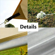 SportZone.co.nz Outdoor Recreation > Camping > Tents 520*420 cm Hexagon Camping Tent Tarp - Waterproof, UV Protection, Sunshade Canopy Shelter for Camping, Hiking, Picnic 520*420 cm Hexagon Camping Tent Tarp - Waterproof, UV Protection, Sunshade Canopy Shelter for Camping, Hiking, Picnic