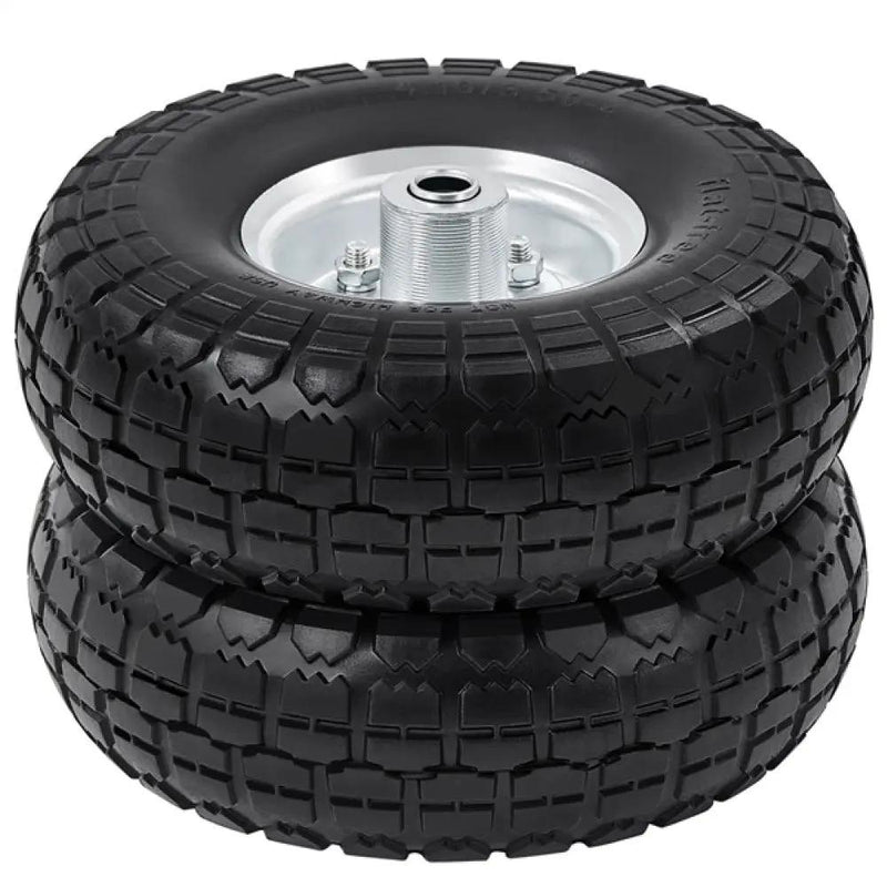 2PCS Garden Sack Truck Trolley Cart Wheel Tire Tyre by Yaheetech
