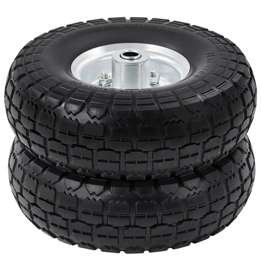 2PCS Garden Sack Truck Trolley Cart Wheel Tire Tyre by Yaheetech