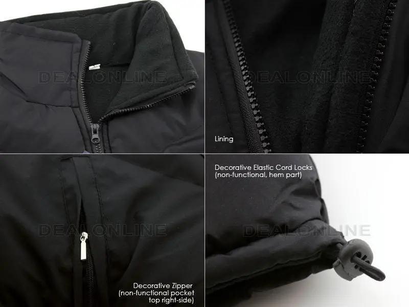Fleece Lining Vest/Sleeveless Hooded Jacket - 4XL by dealonline.co.nz