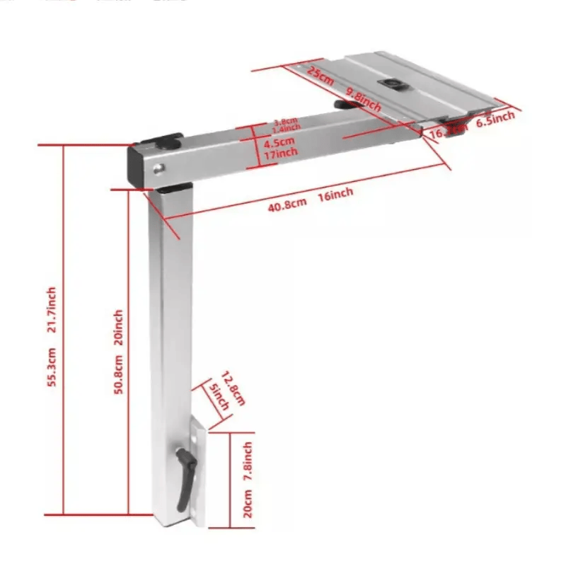 salelink.co.nz Unbranded Aluminum Alloy Caravan Table Leg Aluminum Alloy Caravan Table Leg | Action Outdoors NZ