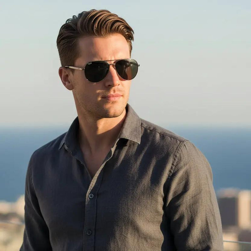 HD Polarized lens Lens Sunglasses Anti-Blue Ray Hydrophobic with Case 4 colours by dealonline.co.nz