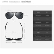 HD Polarized lens Sunglasses Anti-Blue Ray - Silver by dealonline.co.nz