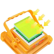 Solar Rechargeable Flood Light 10000mAh IP66 Waterproof Portable Camping & Emergency Light by Habicare