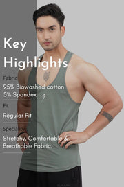 Legacy Stringer Sage Green by Fuaark Nz