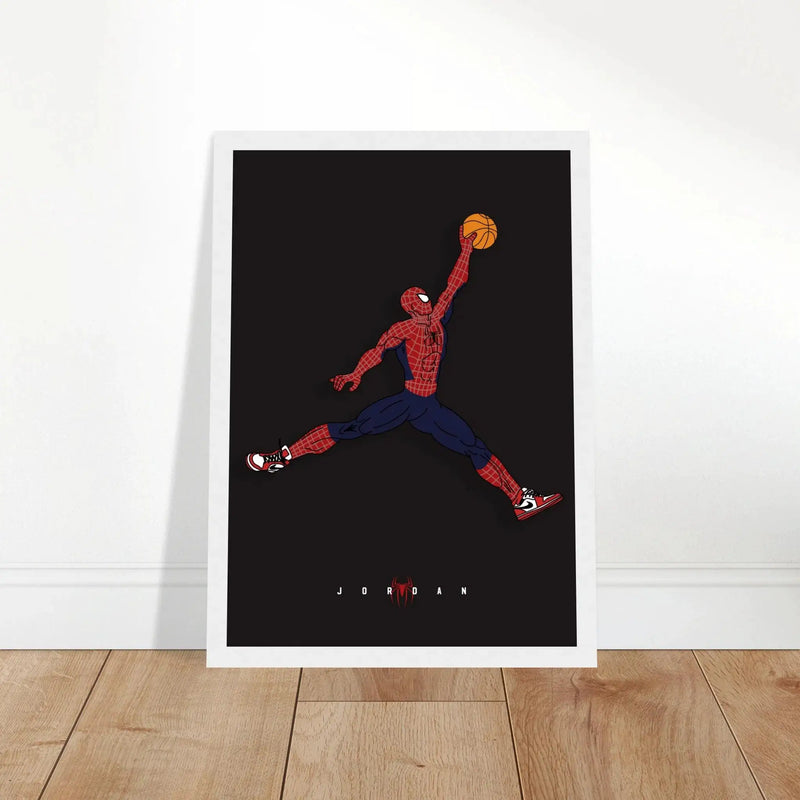 Spidey x Jordan Limited Edition by Blank Wall Print Shop