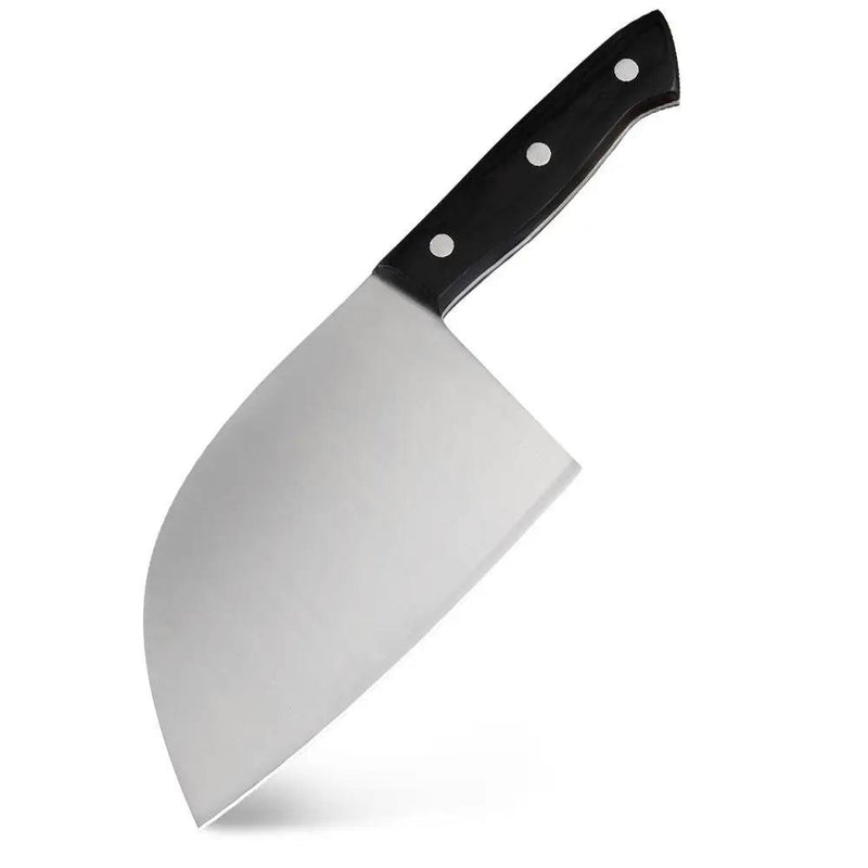 Household Chinese Kitchen Stainless Steel Butcher Knife Sand Glossy Butcher Knife by China Dropship
