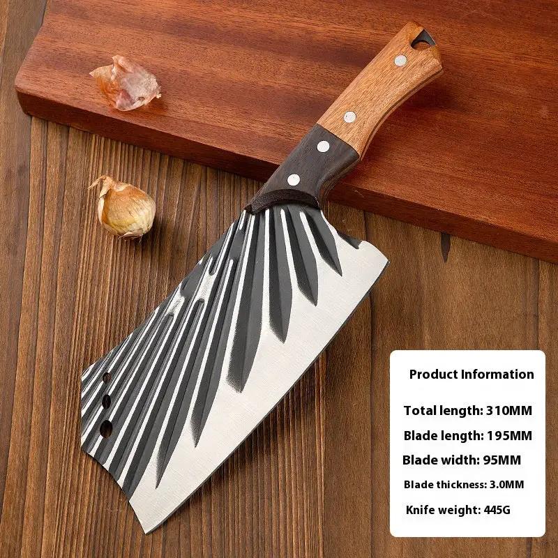 Bone Cutting Knife Kitchen Knife Household Sharp Slicing Knife C31 Shooting Pattern Black by China Dropship