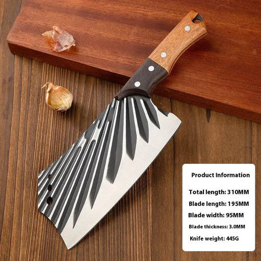 Bone Cutting Knife Kitchen Knife Household Sharp Slicing Knife C31 Shooting Pattern Black by China Dropship