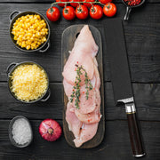 Qulajoy 7 Inch Santoku Knife- Ultra Sharp Japanese 67 Layers Damascus VG-10 Steel Core - Professional Hammered Chef Knife - Ergonomic G10 Handle With Sheath - Santoku by China Dropship