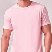 Solid Casual Short-Sleeve Crewneck T-Shirt by Mead's Supply & Equipment Outfitters limited