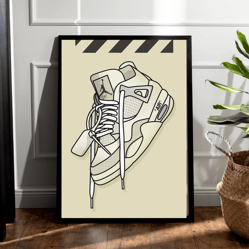Air Jordans by Blank Wall Print Shop