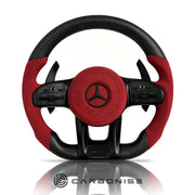 Mercedes-Benz Steering Wheel (Matte Carbon Fiber+Alcantara) #54 by CARBONISE