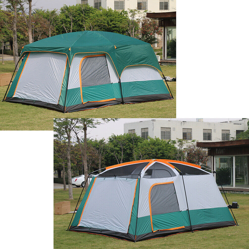 Camping Tent 8-12persons 430x305x203cm by salelink.co.nz