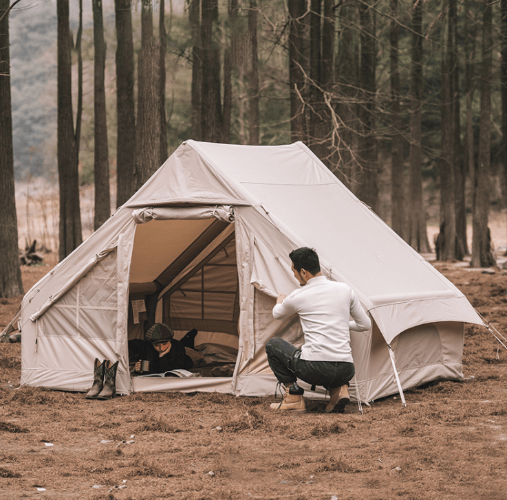 Cotton Camping Inflatable Tent by Action Outdoors Limited