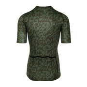 Euro Cycling NZ Clothing Bioracer Spitfire Jersey SS Olive Noise Bioracer Spitfire Short Sleeve Cycling Jersey Olive