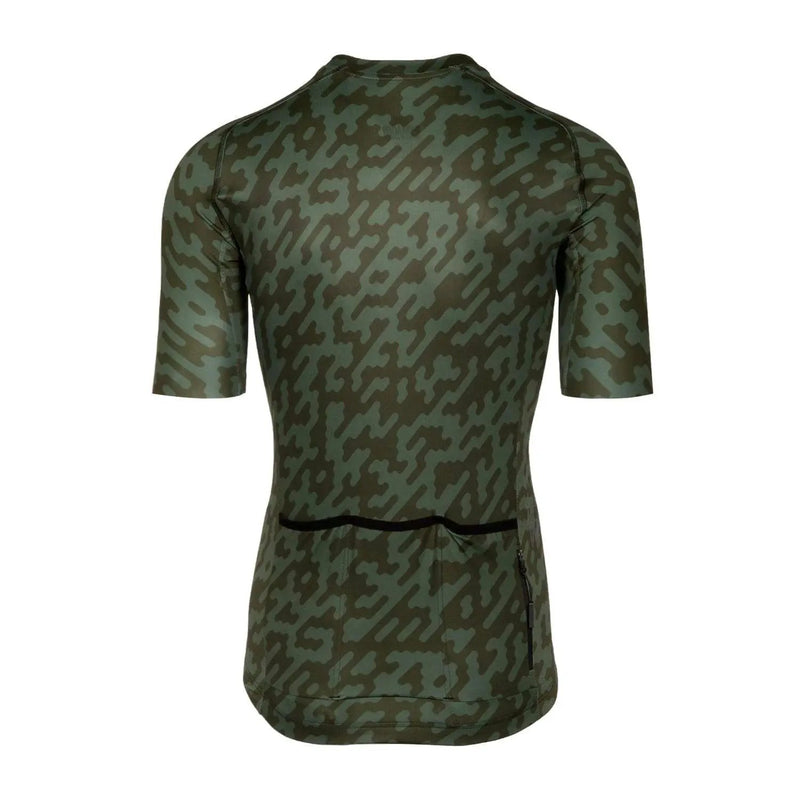 Bioracer Spitfire Jersey SS Olive Noise by Euro Cycling NZ