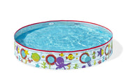 Bestway 1.52m x 25cm Kids Above Ground Pool Under-The-Sea Design by salelink.co.nz